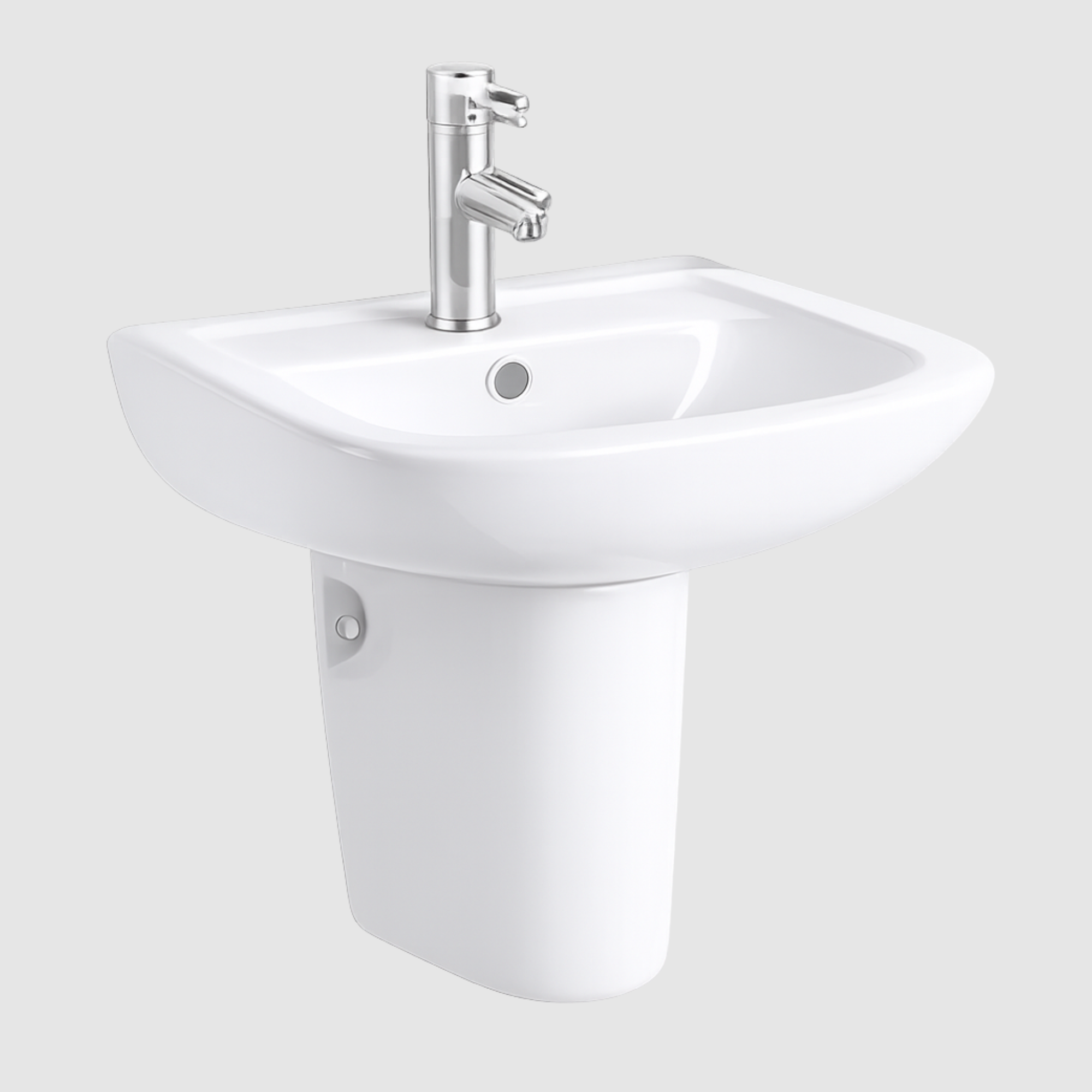 PL-7531 Half Pedestal Wash Basin Keoch